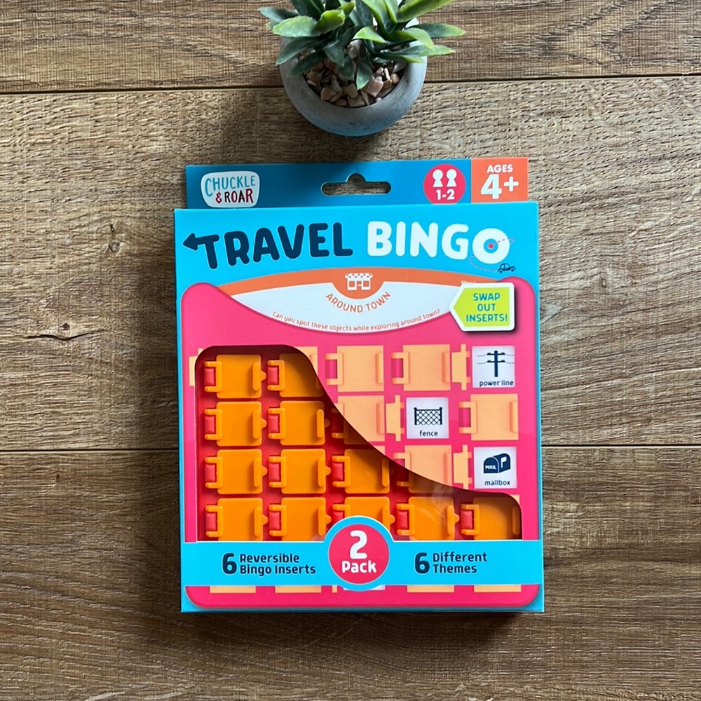 CHUCKLE & ROAR Travel Bingo 2-pack - NEW
